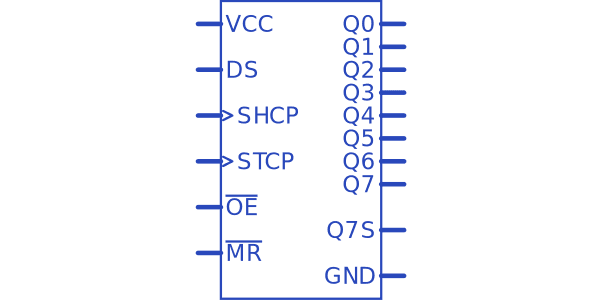 74HC595D,112 Nexperia - Datasheet PDF, Footprint, Symbol & Technical Specs