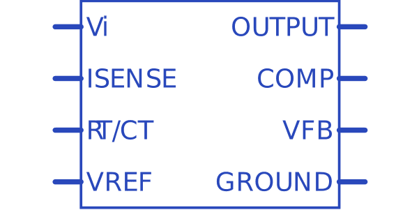 UC3842BN STMicroelectronics - Datasheet PDF, Footprint, Symbol ...