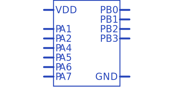 ATTINY20-UUR Microchip - Datasheet PDF, Footprint, Symbol & Technical Specs