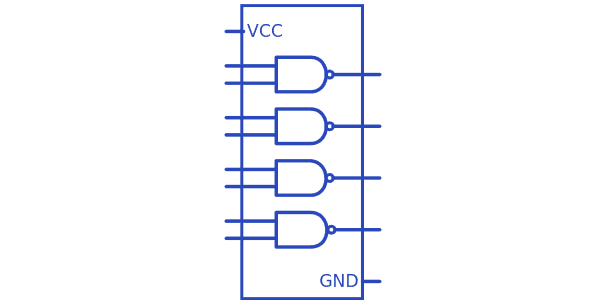 SN74LS00D Texas Instruments - Datasheet PDF, Footprint, Symbol ...