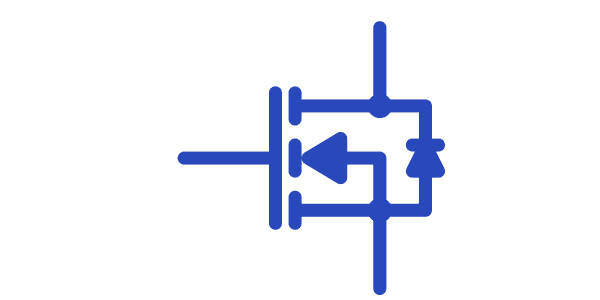 Schematic Symbol for Infineon IRLML6244TRPBF