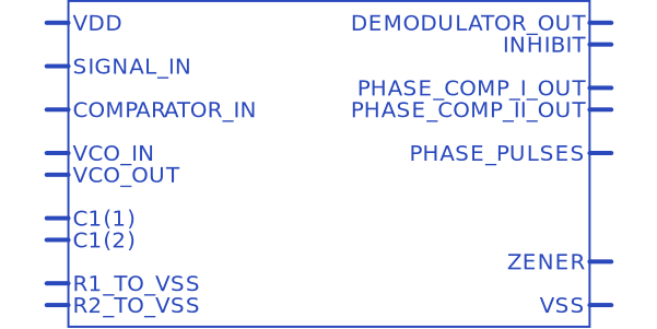 PLL Texas Instruments 50x CD4046BE Phase-locked loop PLL Texas Instruments 50x CD4046BE Phase-locked loop